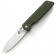 Складной нож QSP Parrot Satin, сталь D2, рукоять Green G10 Складной нож QSP Parrot Satin, сталь D2, рукоять Green G10