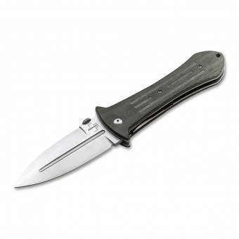 Нож складной Boker Plus Pocket Smatchet сталь VG-10, рукоять микарта