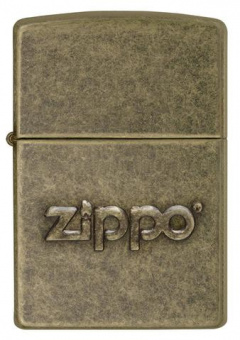 Зажигалка ZIPPO Classic с покрытием Antique Brass, латунь/сталь