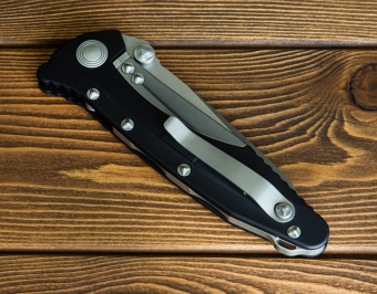 Нож складной ALUMINUM SOCOM DELTA TANTO STONEWASH MICROTECH A163-10