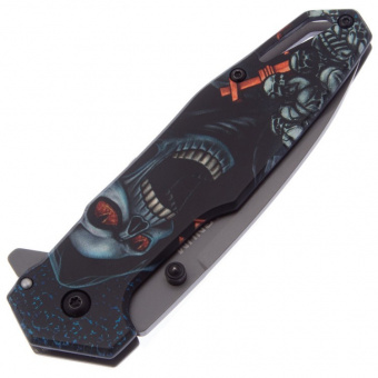 Нож складной BOKER Screaming Skull, сталь 440A