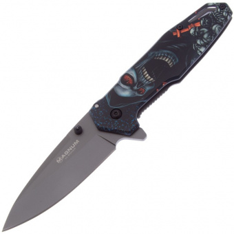 Нож складной BOKER Screaming Skull, сталь 440A