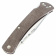 Нож складной Buck 110 Slim Pro Green Micarta S30V, зелёная рукоять микарта