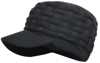 Водонепроницаемая шапка DexShell с козырьком Beanie Peaked, черный