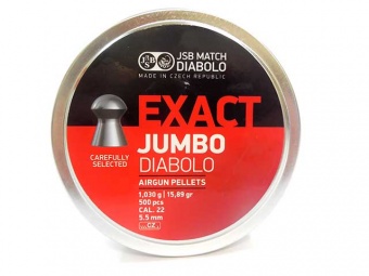 Пули «JSB Exact Jumbo Diabolo» 5,5мм (1,03 г) - 500 шт.