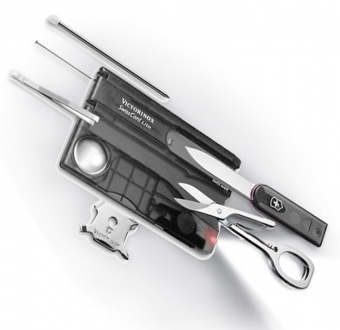 Швейцарская карточка Victorinox SwissCard Lite Onyx (0.7333.T3), черная